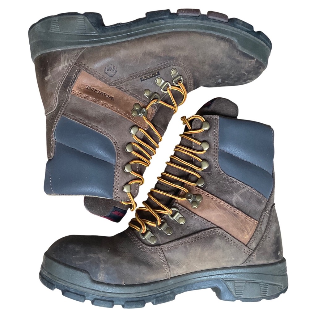Wolverine EPX Waterproof Work Boots Mens 10.5 M Brown Leather EH W10317